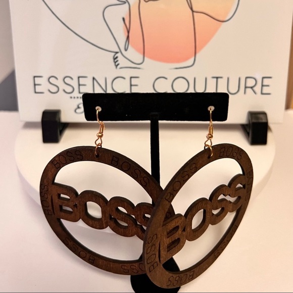 SALE! Boss Afrocentric Women Dangle Earring - Picture 1 of 5